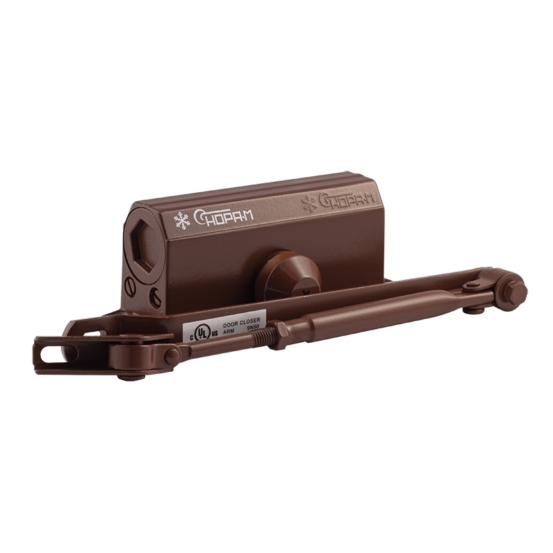 Доводчик дверной 2S от 25 до 70 кг цвет Коричневый Нора-М