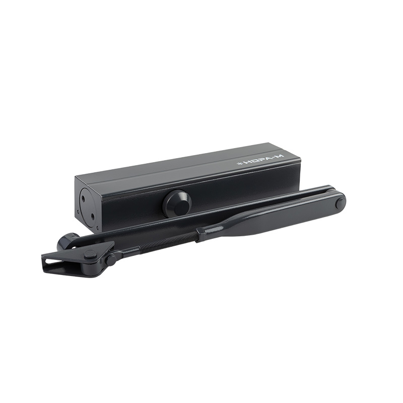 Дверной доводчик с ветровым тормозом 830 BC цвет Графит (7024) Нора-М