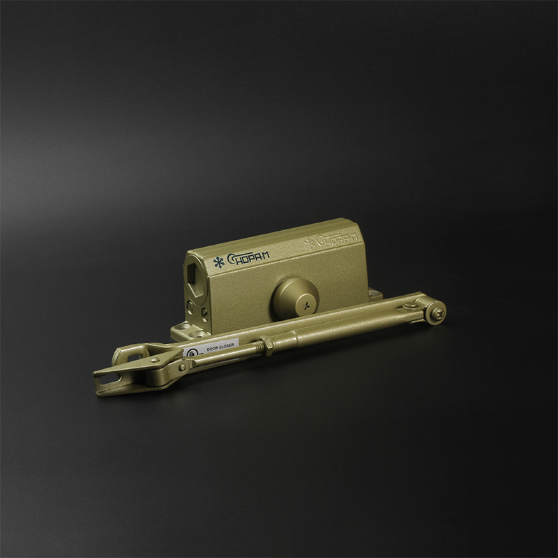 Доводчик дверной с фиксацией 2S-F от 25 до 50 кг цвет Золото Нора-М