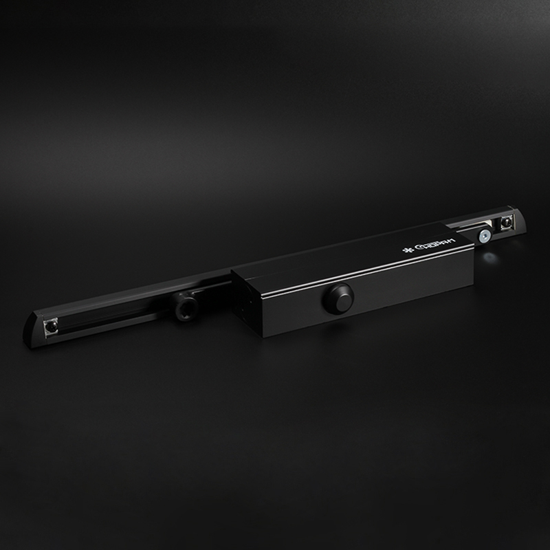 Дверной доводчик со скользящей тягой 830 Slider от 25 до 80 кг цвет Черный Нора-М
